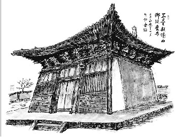 山西延庆寺千年大佛殿建构罕见存宋代珍贵石经幢