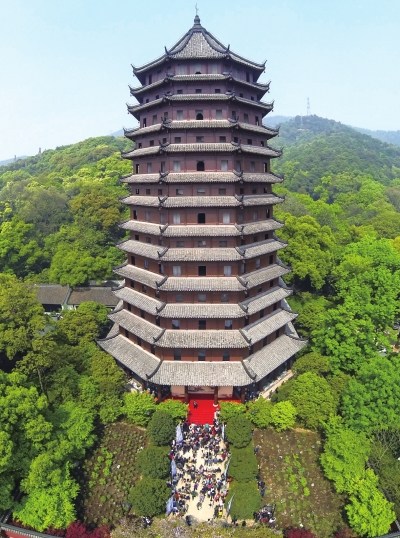 杭州六和塔重开放已整修近一年(图)