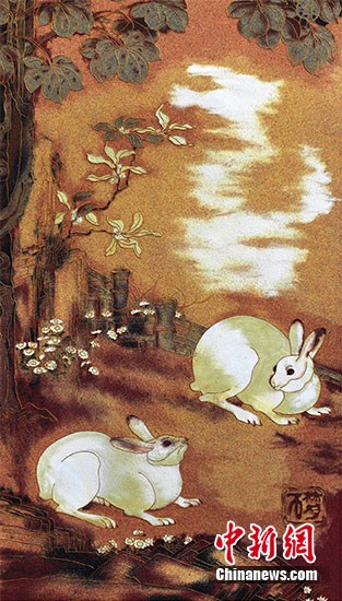 “石梦景泰蓝唐卡艺术展”在京开幕(图)