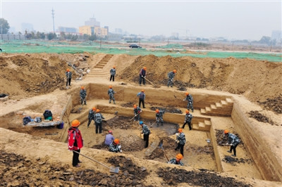 129座墓葬隐身北京大兴千年古墓群重见天日(图)