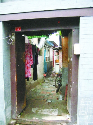 金岳霖故居.实习生 马旭摄