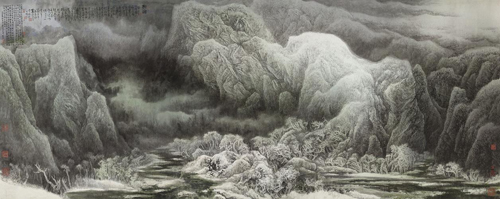 冯大中画作辽宁展 大部分在国内首次亮相(图)——中新网