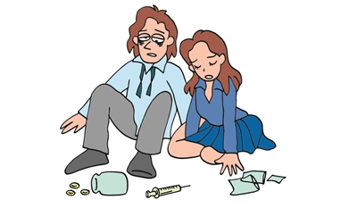 男子不愿离婚打晕妻子后割腕妻子告白助其悔悟(图)