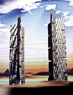 郑州郑东新区开建中国第一高双塔式建筑