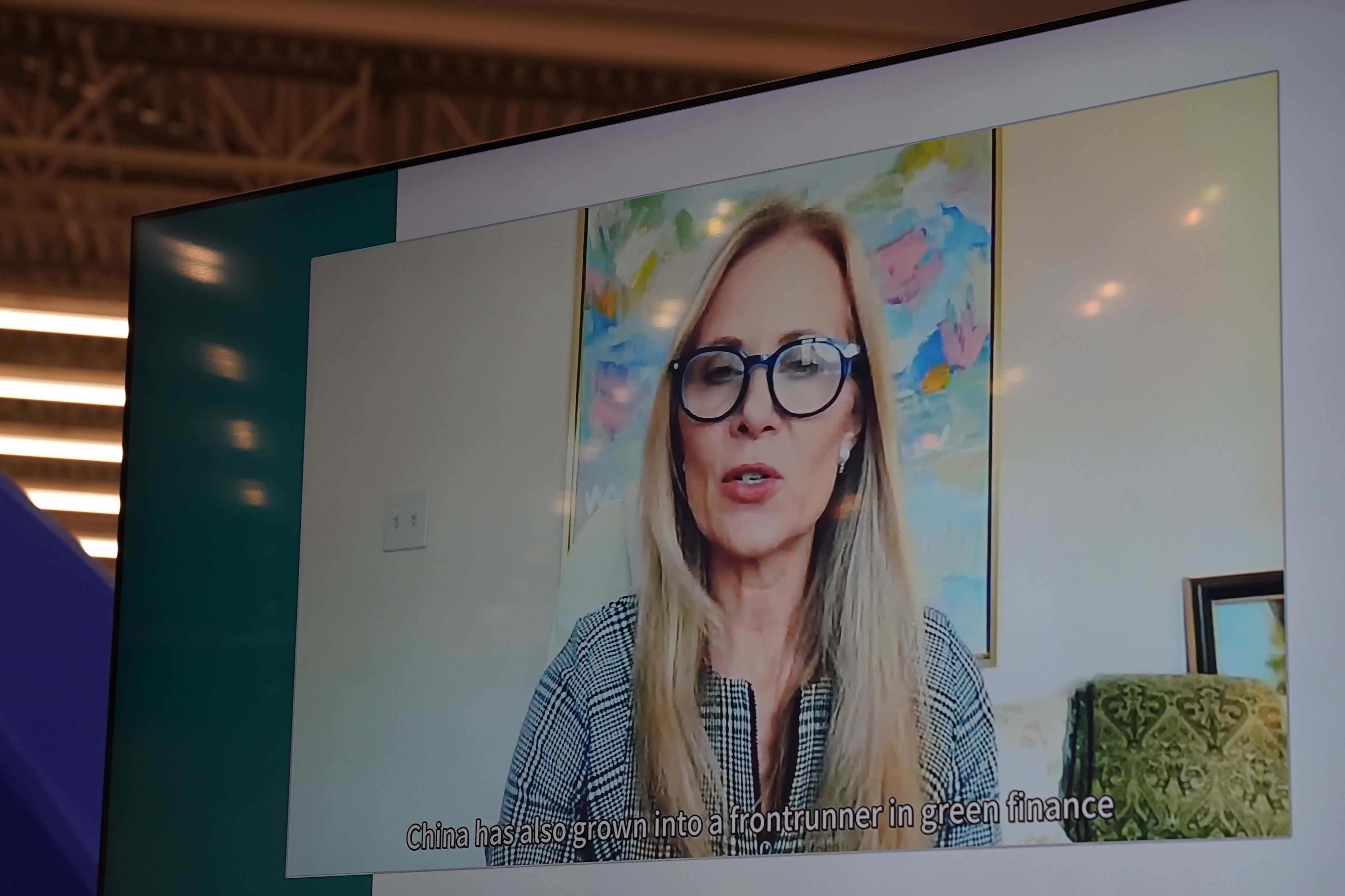 保尔森基金会副主席兼总裁戴青丽视频发言