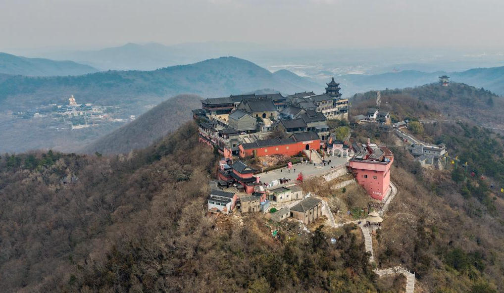 （新春见闻）江苏茅山新春游园会开启 祈福迎春年味足