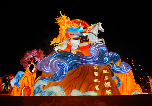 2026武侯祠成都大庙会主题灯展试灯