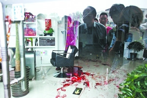 北京一理发店发生命案老板娘被前夫刺死(图)