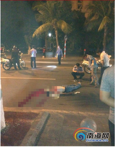 三亚男子凌晨街头被撞死网友曝光肇事车信息