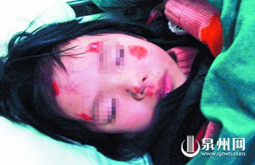 男子虐打女儿将其抛窗外自己随后被车碾死(图)