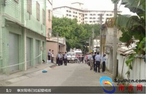 广东中山一男子持刀砍三名幼儿致一死已被抓获