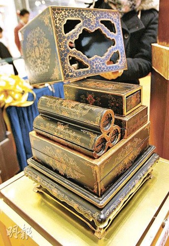 价值130万元乾隆御用全盒将在香港展出(图)——中新网