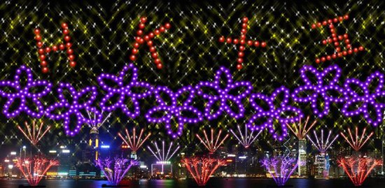 香港公布庆回归烟花汇演九幕历时23分钟(图)