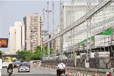 澳门赛车赛道重铺塞车加剧特区政府吁司机留意