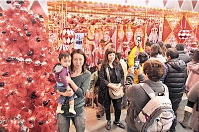 内地旅客出现结构性变化香港圣诞消费趋冷(图)