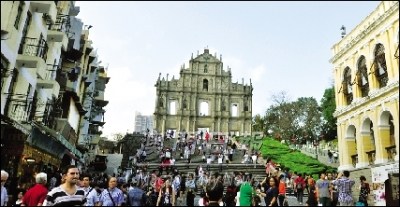 澳门大三巴拟整治规划宜居为主宜旅为辅