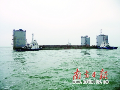 港珠澳大桥沉管下月浮运为全球最大规模(图)