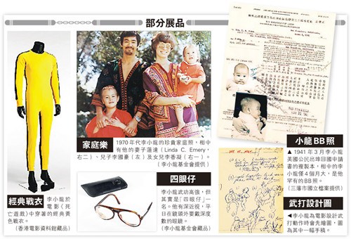李小龙会写诗且近视深纪念展揭功夫巨星另一面