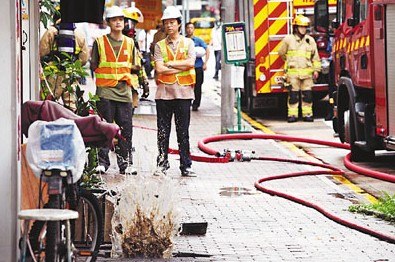 高压电缆出现故障香港发生沙井爆炸事故(图)
