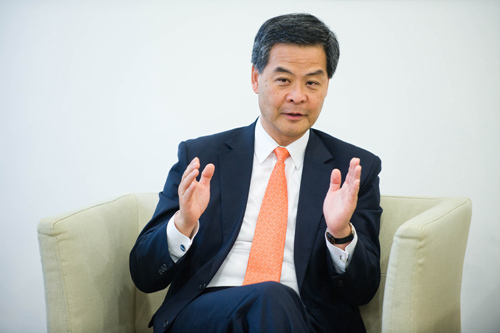 梁振英:内地每次扩大开放香港均可受惠