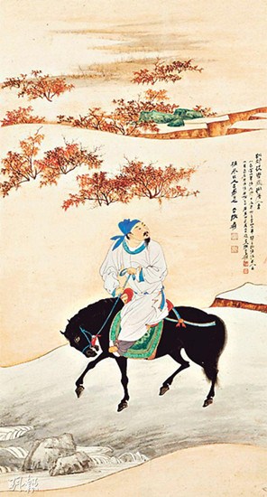 张大千画作在港拍卖估价最高达2500万港元