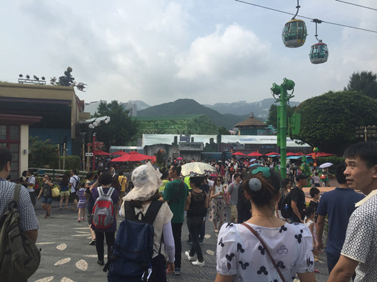 香港海洋公园预计黄金周内地客少两成(图)