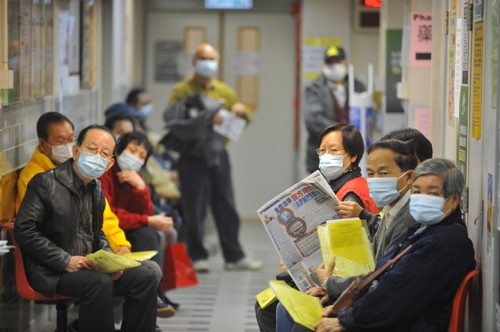 香港正值冬季流感高峰期12人死亡（图）