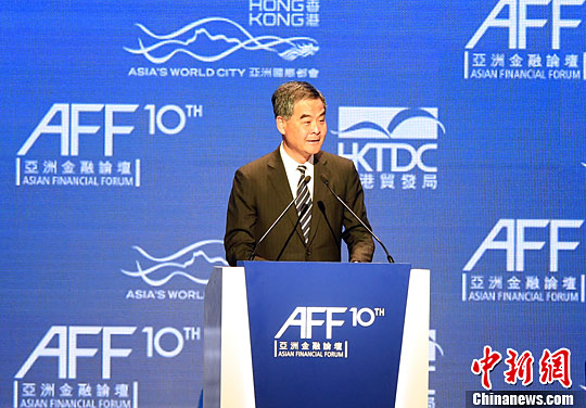 梁振英:香港可以成为自由贸易桥头堡