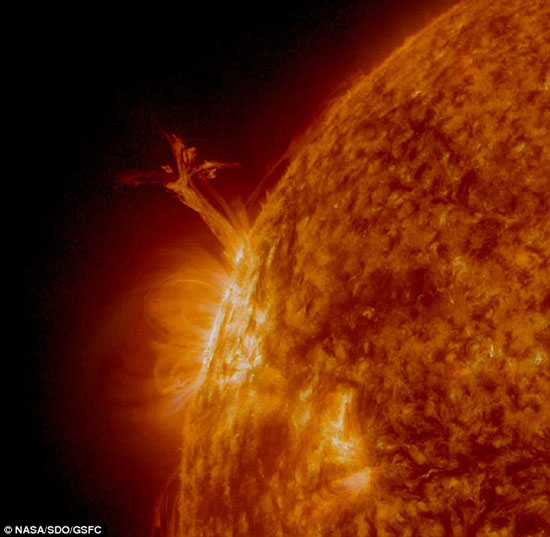 NASA��׽̫��������������״����ʹչ��ɣ�ͼ��