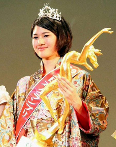 2012日本小姐总冠军诞生21岁新井贵子夺冠(图)