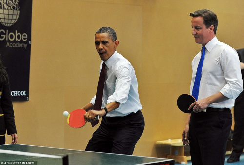 卡梅伦将赴美访问奥巴马欲邀其共赏篮球赛(图)