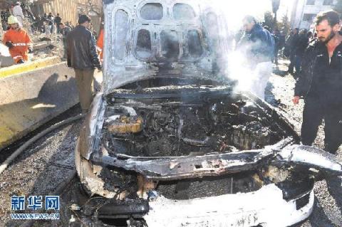 叙利亚首都多起爆炸致27人死亡97人受伤(图)