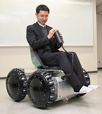 日本发明新型移动车可360度转向(图)