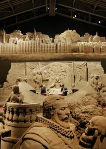 全球首家以沙雕为常设展品的美术馆在日开馆(图)