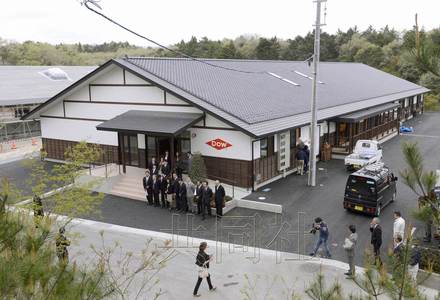 日本福岛建老式长屋防受灾老人“孤独死”(图)