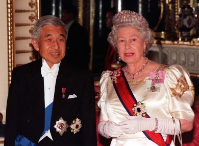 日本天皇夫妇将访英国出席女王登基60周年庆典