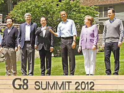 分析称G8峰会显各国分歧“双奥”交好默克尔不满