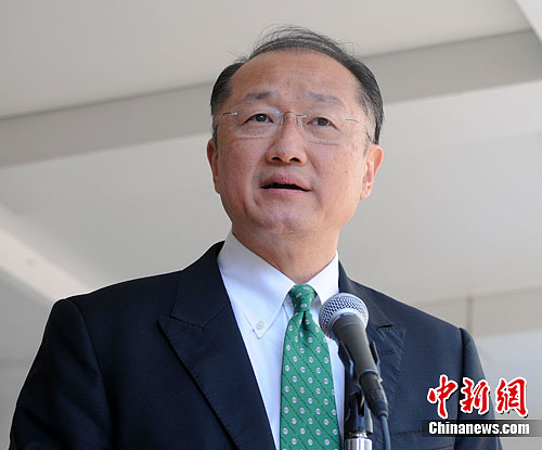 世行新科行长金墉走马上任借领带“明志”