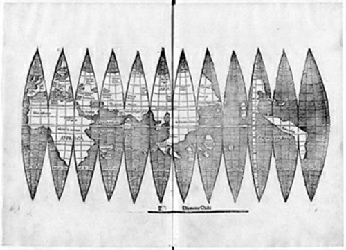 德国慕尼黑大学藏书中现500年前世界地图图