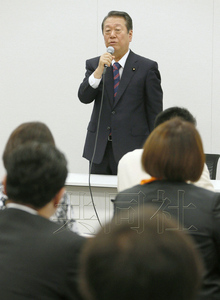 小泽一郎称将与其他党派合作共同反对增税法案