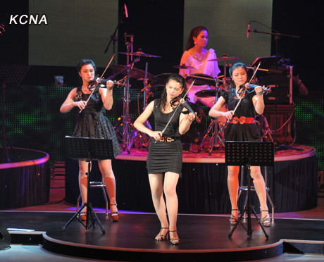 朝鲜民众热议牡丹峰乐团演出称赞表演新鲜(图)