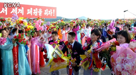 朝鲜运动员称将争取更多金牌报答金正恩关爱