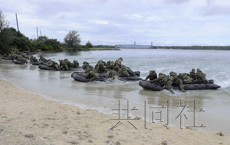日美在关岛联合演习称未设想特定国家与岛屿