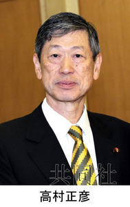 安倍晋三决定起用高村正彦出任日自民党副总裁