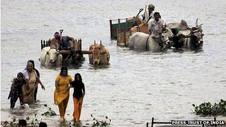 印度南部暴雨成灾致22人死数万人无家可归(图)