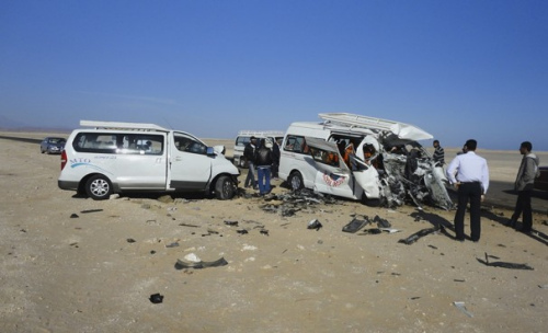 埃及旅游胜地发生交通事故致8人死亡(图)