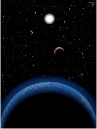 研究称太阳系外或存在第二个地球距离12光年