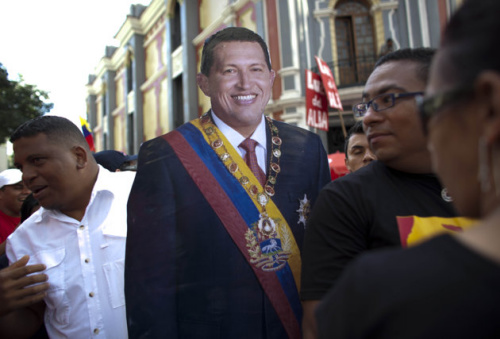 委内瑞拉为查韦斯举办象征性就职典礼(图)