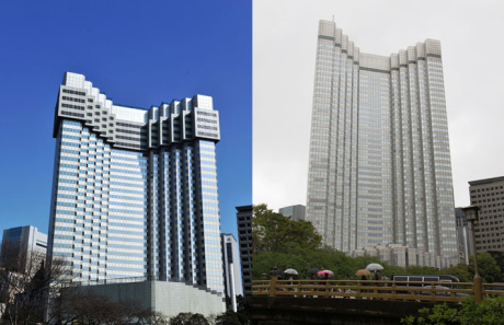 摩天大楼魔术般变矮日本新技术从内部拆房(图)