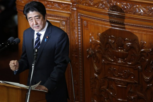 安倍在参院接受质询称将尽快设国家安全委员会